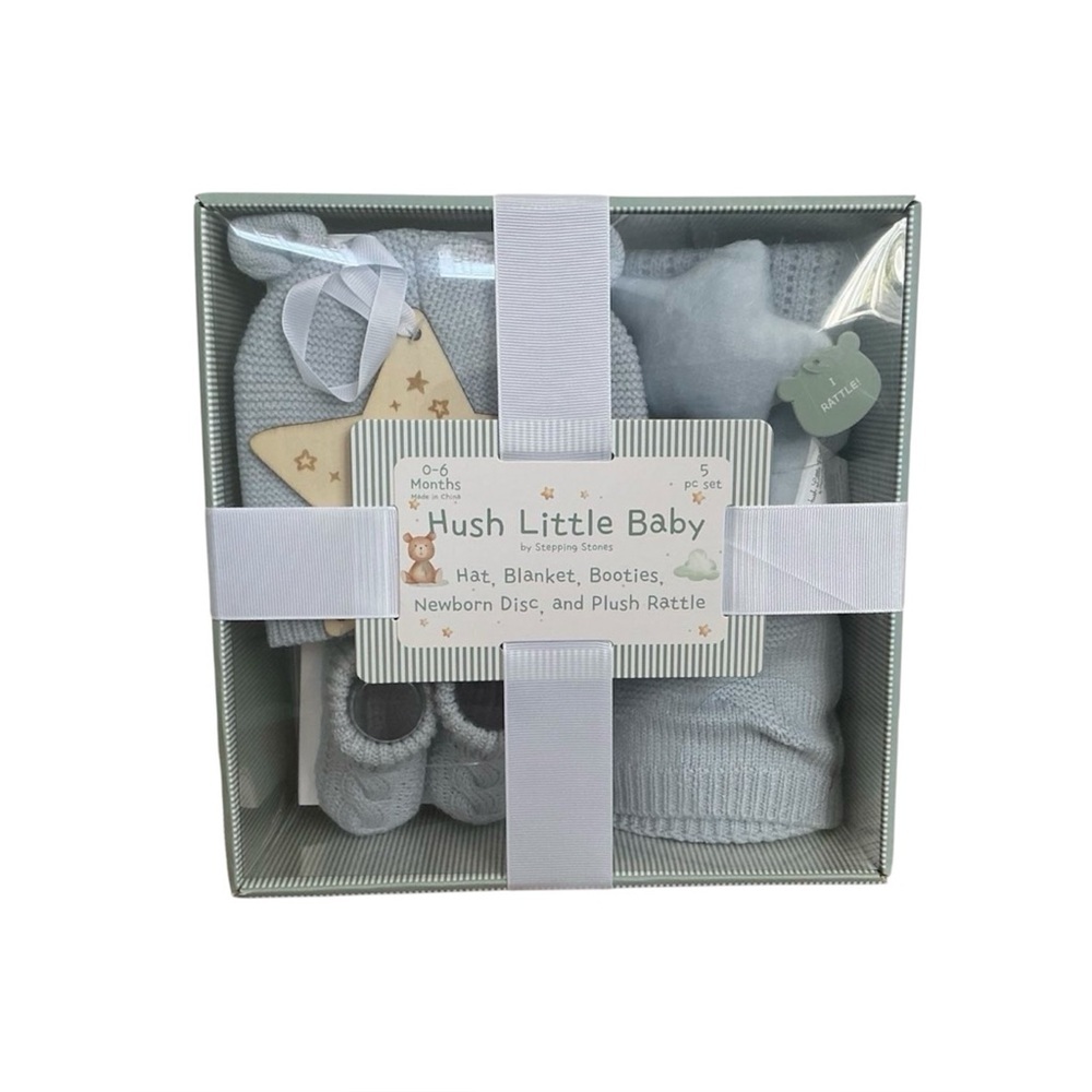 Hush Little Baby by Stepping Stones Newborn Gift Set 5-Piece (0–6 Months)